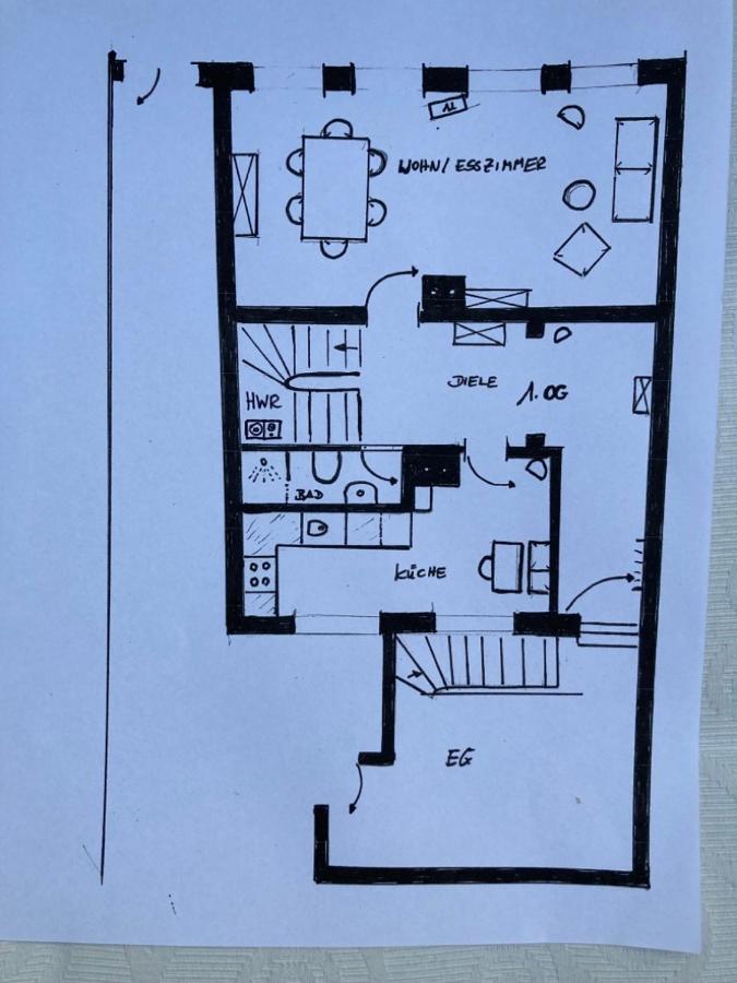 Gaestewohnung Lipperland Lage  Exterior foto